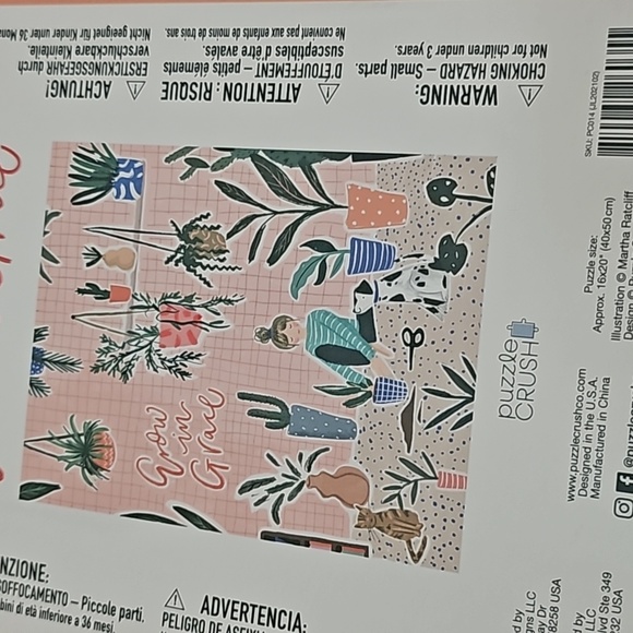 Puzzle Crush Grow In Grace 500 Piece puzzle New - Picture 12 of 13